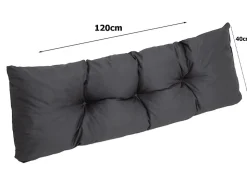 Coussin de palette 120x40cm Coussin d'assise coussin de jardin confortable Coussin de jardin Coussin de palette Anthracite