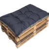 Coussin de palette 120x50cm, coussins de banc Bleu, coussin extérieur/intérieur coussins de sol confortables