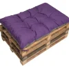 Coussin de palette 120x50cm, coussins de banc Violet, coussin extérieur/intérieur coussins de sol confortables