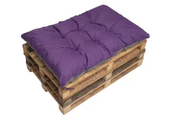 Coussin de palette 120x50cm, coussins de banc Violet, coussin extérieur/intérieur coussins de sol confortables