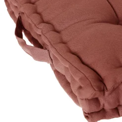Coussin de sol - 40 x 40 cm - Terracotta