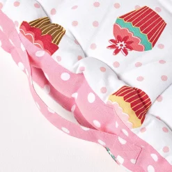 Coussin de sol - cupcakes - 40 x 40 cm - HOMESCAPES