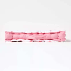 Coussin de sol - cœur rose - 50 x 50 cm - HOMESCAPES