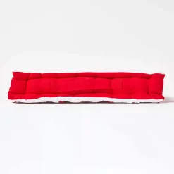 Coussin de sol - cœur rouge - 50 x 50 cm - HOMESCAPES