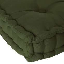 Coussin de sol - kaki 40x40 cm - Atmosphera
