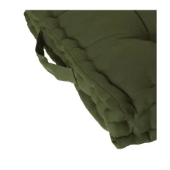 Coussin de sol 40 x 40 cm Horizon uni kaki