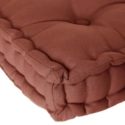 Coussin de sol 40 x 40 cm Horizon uni kaki
