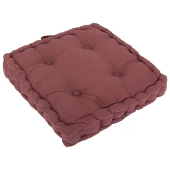 Coussin de sol Anjali prune 40x40cm - Atmosphera