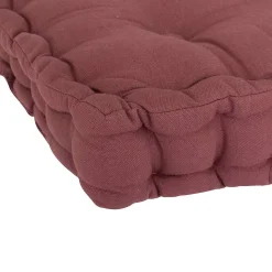 Coussin de sol Anjali prune 40x40cm - Atmosphera