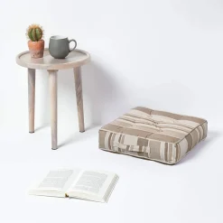 Coussin de sol beige - morocco - HOMESCAPES