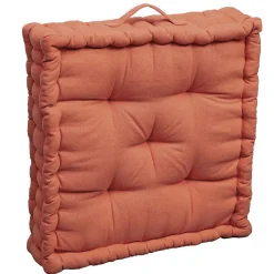 Coussin de sol coton recyclé terra 45x45x10
