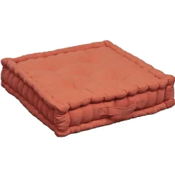 Coussin de sol coton recyclé terra 45x45x10