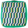 Coussin de sol Disso vert 48x48cm - Atmosphera
