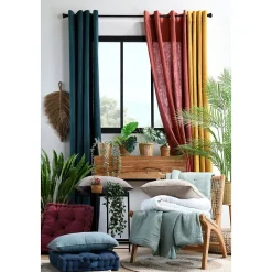 Coussin de sol gaze de coton Pop colors