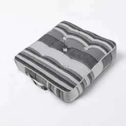 Coussin de sol gris - morocco - HOMESCAPES