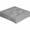 Coussin de sol gris - 50x50cm - Gris