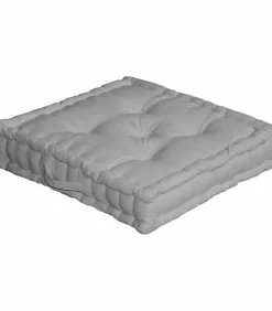 Coussin de sol gris - 50x50cm - Gris