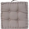 Coussin de sol gris 40x40 cm - Atmosphera