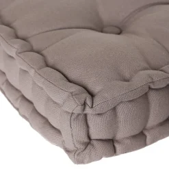 Coussin de sol gris 40x40 cm - Atmosphera