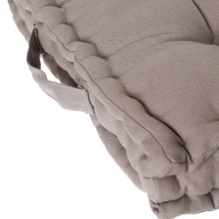 Coussin de sol gris 40x40 cm - Atmosphera