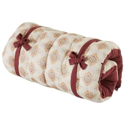 Coussin de sol Ikat jacquard lin 60x120cm - Atmosphera