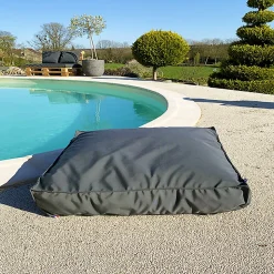 Coussin de sol inter / exter (71x71x35 cm - Gris anthracite)