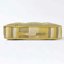 Coussin de sol jaune - morocco - HOMESCAPES