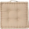 Coussin de sol lin 40x40 cm - Atmosphera