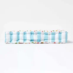 Coussin de sol multicolore - étoiles - 40 x 40 cm - HOMESCAPES