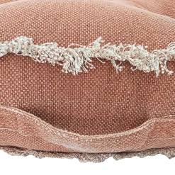 Coussin de sol Ornami L.65 x l.65 cm natte terracotta