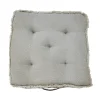 Coussin de sol Ornami L.65 x l.65 cm natte gris