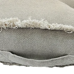 Coussin de sol Ornami L.65 x l.65 cm natte gris