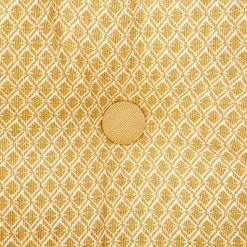 Coussin de sol Otto - coton - jaune moutarde 40x40 cm - Atmosphera