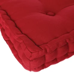 Coussin de sol rouge 40x40 cm - Atmosphera