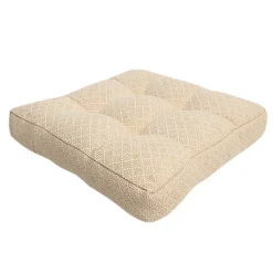 Coussin de sol sawyer naturel L.50 x l.50 cm
