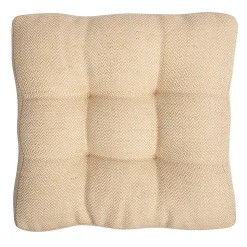 Coussin de sol Storm naturel L.50 x l.50 cm