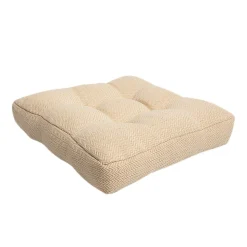 Coussin de sol Storm naturel L.50 x l.50 cm