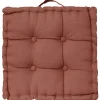 Coussin de sol terracotta 40x40 cm - Atmosphera