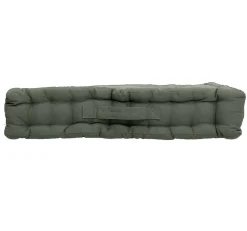Coussin de sol uni en coton Panama