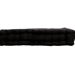 Coussin de sol uni noir - 50x50cm - Noir