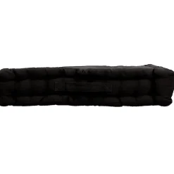 Coussin de sol uni noir - 50x50cm - Noir