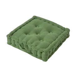 Coussin de sol vert - rajput - 40 x 40 cm - HOMESCAPES