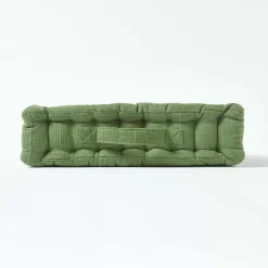 Coussin de sol vert - rajput - 40 x 40 cm - HOMESCAPES