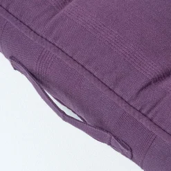 Coussin de sol violet - rajput tissé main - HOMESCAPES