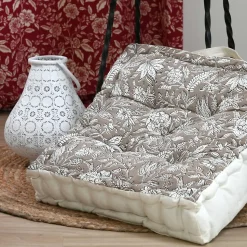 Coussin de sol 45x45x10 cm BIBURY 100% coton
