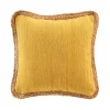 Coussin Déhoussable (45 x 45 cm) Akina Ocre, Coton & Polyester avec - 45x45cm - Ocre