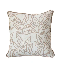 Coussin déhoussable esprit lodge 40x40cm - 40x40cm - Ecru
