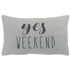 Coussin déhoussable Week end design et moderne