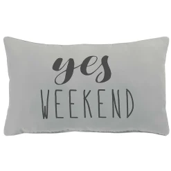 Coussin déhoussable Week end design et moderne