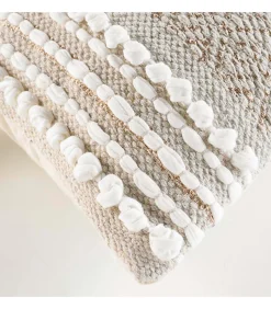 Coussin déhoussable 30x50cm "Blanca" - 30x50cm - Beige